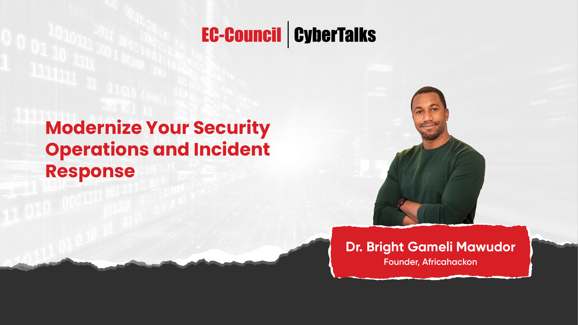 A webinar on proactive defense, automation, malware analysis, and threat hunting with Dr. Bright Gameli Mawudor, Founder of Africahackon.