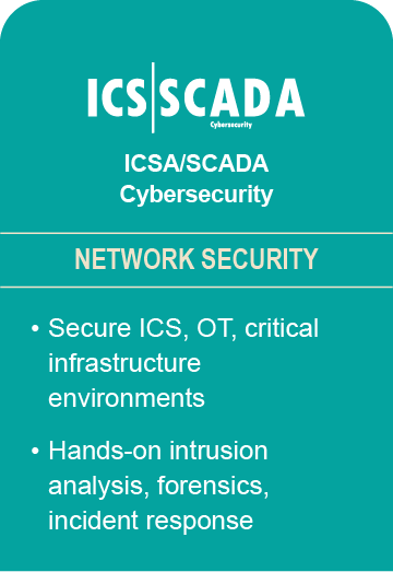 ICS/SCADA certification